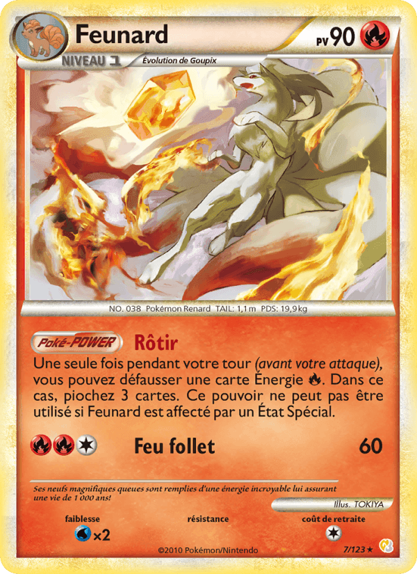 Feunard, carte 7 de HeartGold SoulSilver