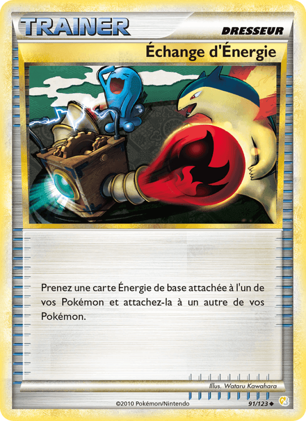 Échange d’Énergie, card 91 from HeartGold SoulSilver