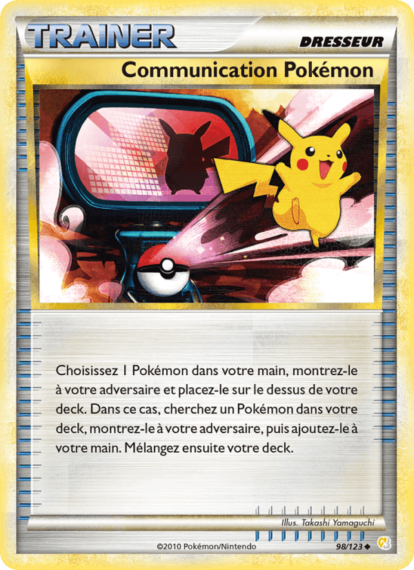 Communication Pokémon, carta 98 de HeartGold SoulSilver