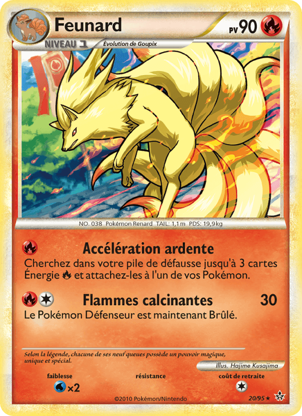 Feunard, carte 20 de Déchaînement