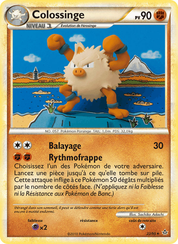 Colossinge, carte 22 de Déchaînement