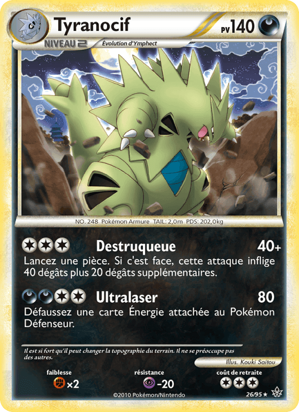 Tyranocif, carte 26 de Déchaînement