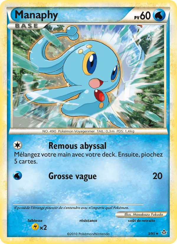 Manaphy, carte 3 de Déchaînement