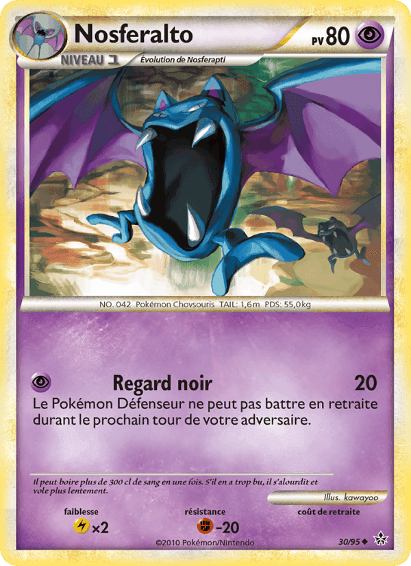 Nosferalto, carte 30 de Déchaînement
