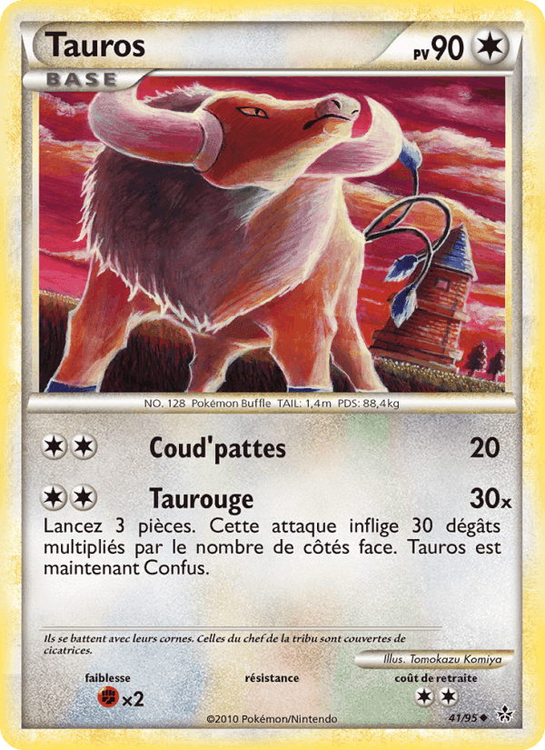 Tauros, carte 41 de Déchaînement