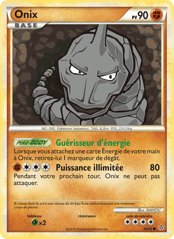 Onix, carta 56 de Déchaînement
