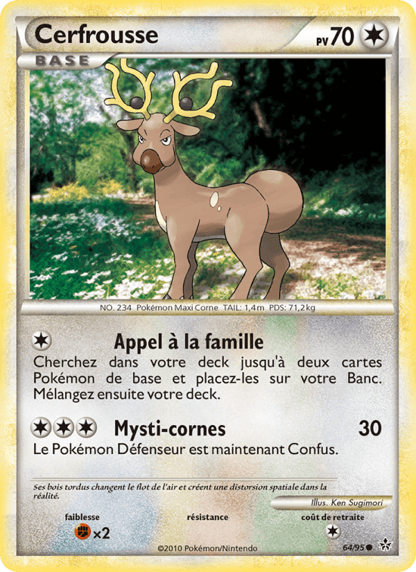 Cerfrousse, carte 64 de Déchaînement