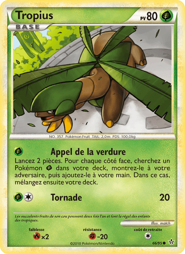 Tropius, card 66 from Déchaînement
