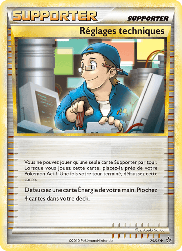 Réglages techniques, carte 75 de Déchaînement