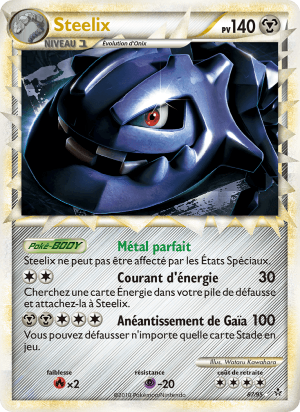 Steelix, carta 87 di Déchaînement