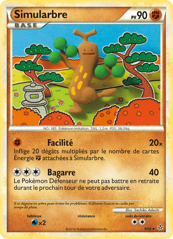 Simularbre, carte 9 de Déchaînement