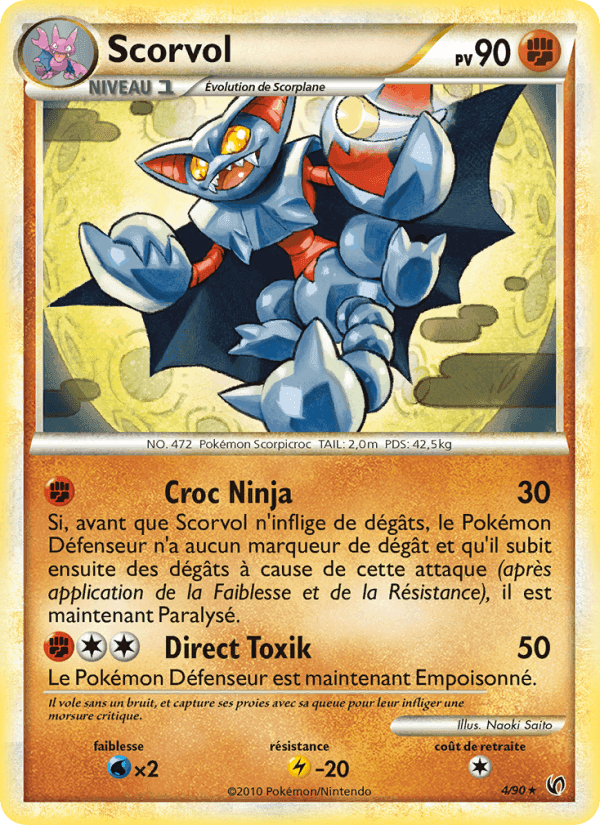 Scorvol, carte 4 de Indomptable