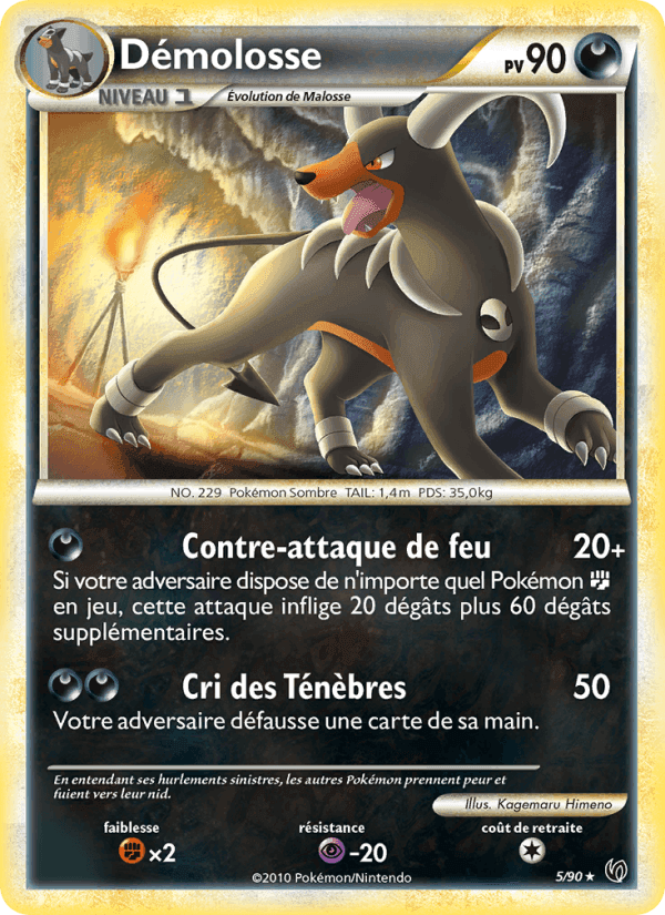 Demolosse, carta 5 de Indomptable