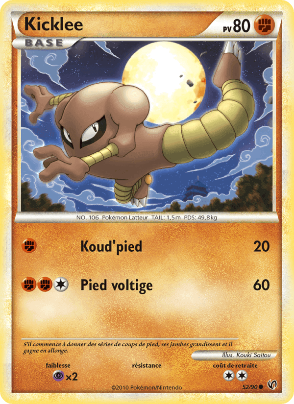 Kicklee, carte 52 de Indomptable