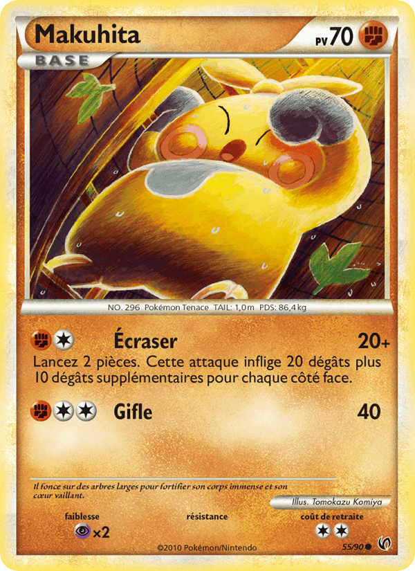 Makuhita, carta 55 de Indomptable