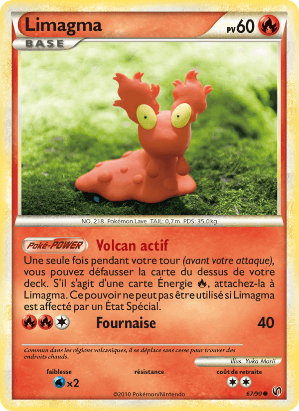 Limagma, card 67 from Indomptable