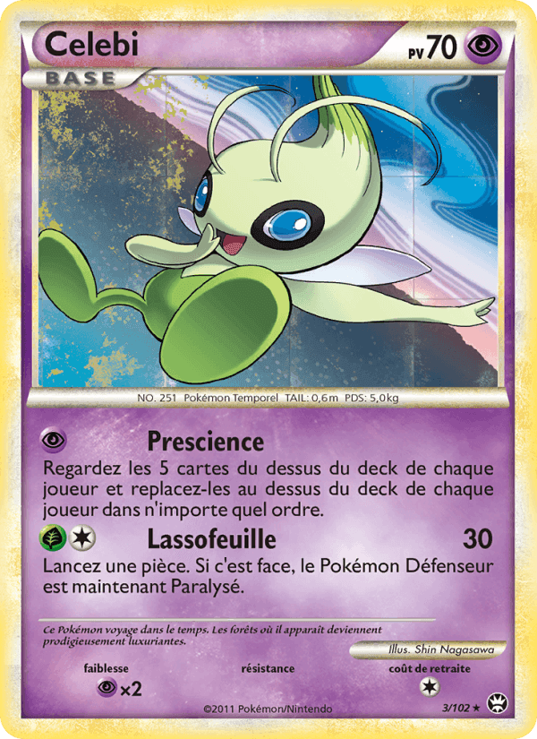 Celebi, card 3 from Triomphant