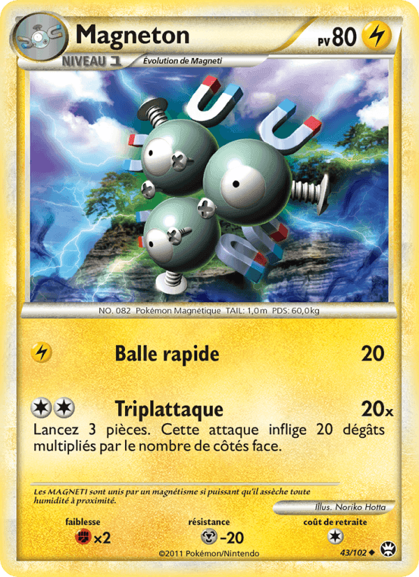 Magnéton, carta 43 de Triomphant