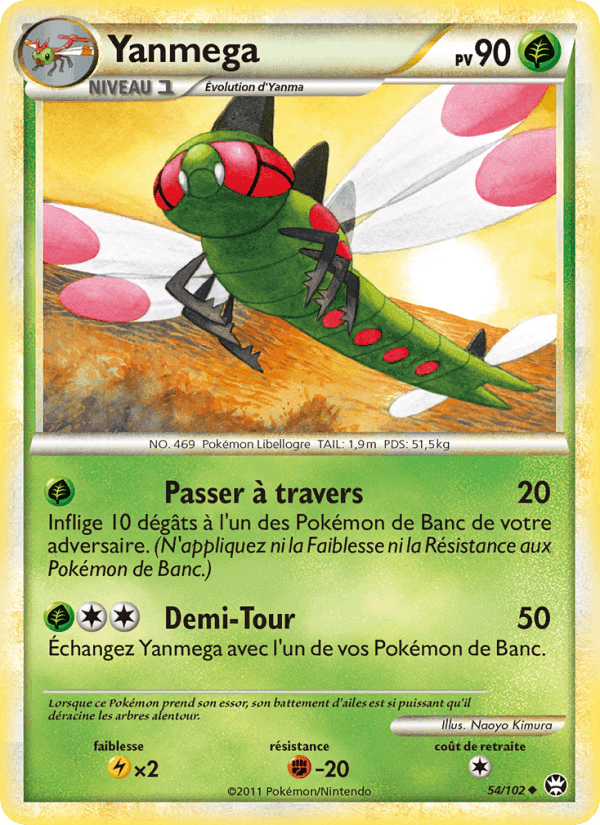 Yanmega, carta 54 de Triomphant