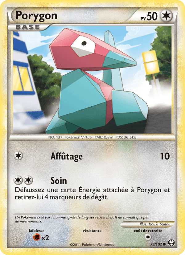 Porygon, card 73 from Triomphant