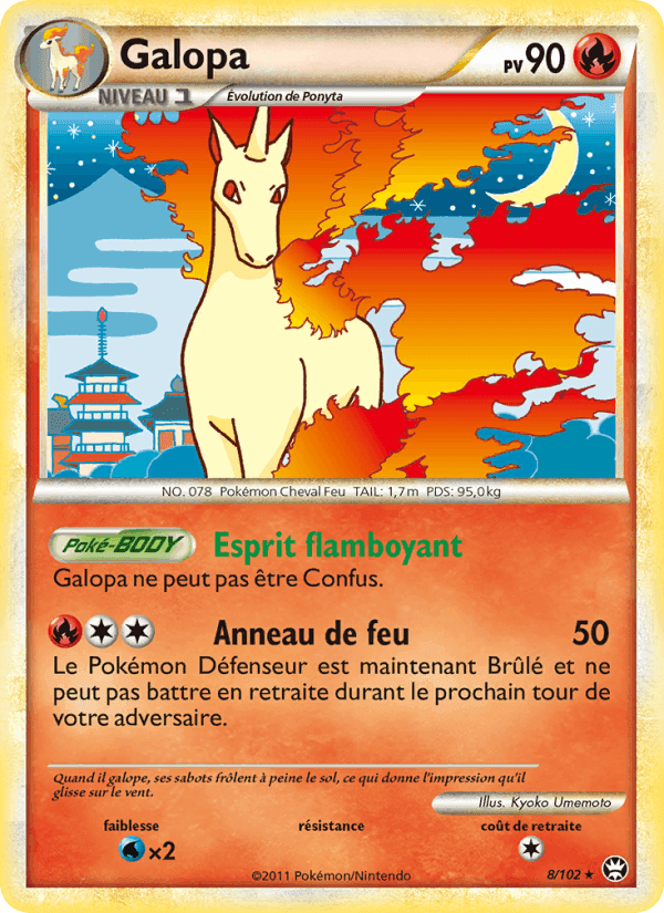 Galopa, carte 8 de Triomphant