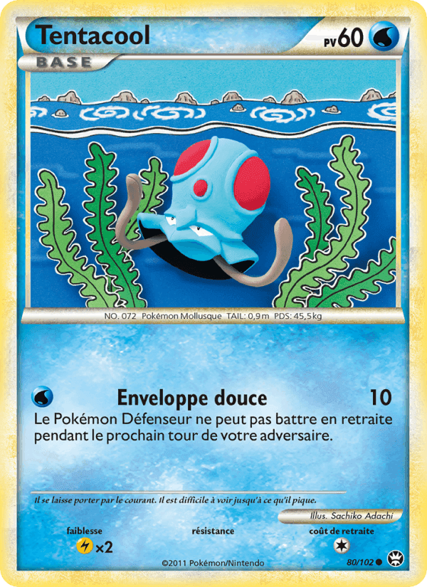 Tentacool, carte 80 de Triomphant