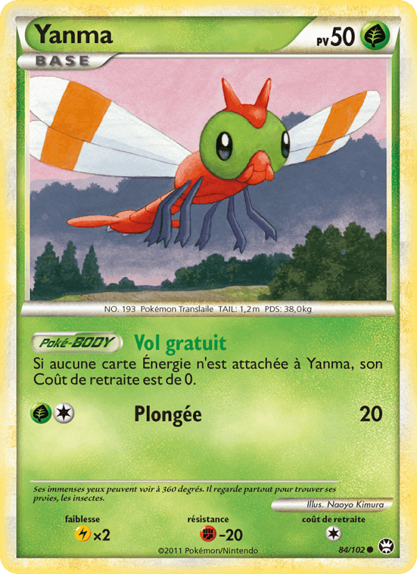Yanma, carte 84 de Triomphant