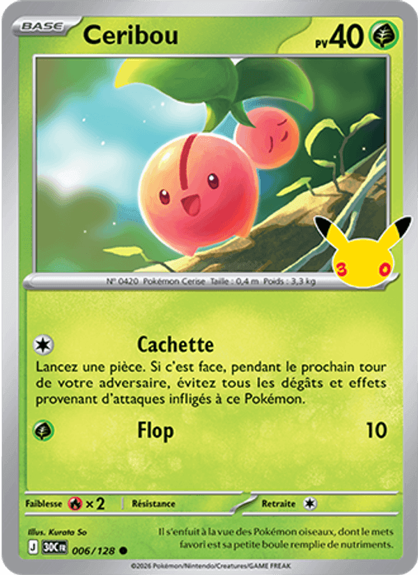 Ceribou, carte 006 de 30ᵉ Anniversaire