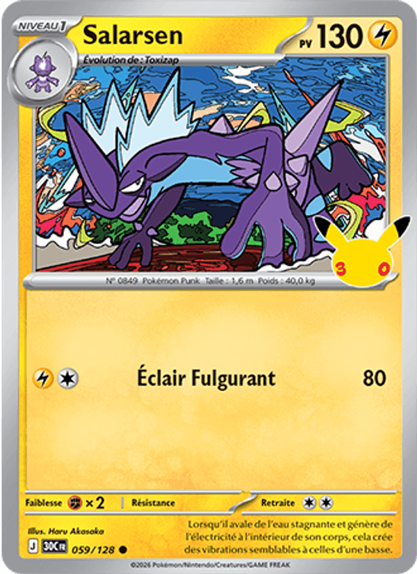 Salarsen, carte 059 de 30ᵉ Anniversaire