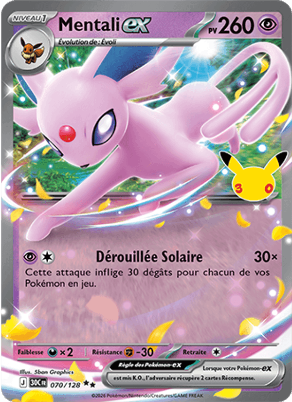 Mentali-ex, carte 070 de 30ᵉ Anniversaire