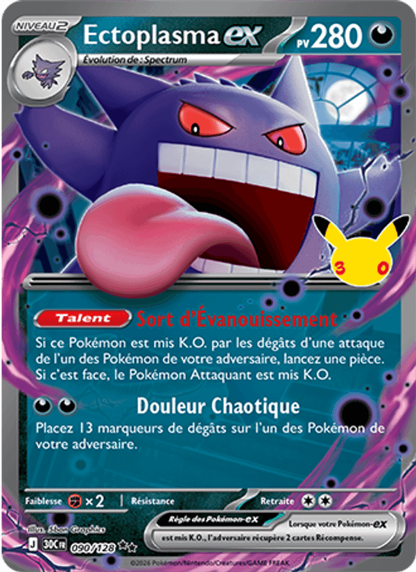 Ectoplasma-ex, carte 090 de 30ᵉ Anniversaire