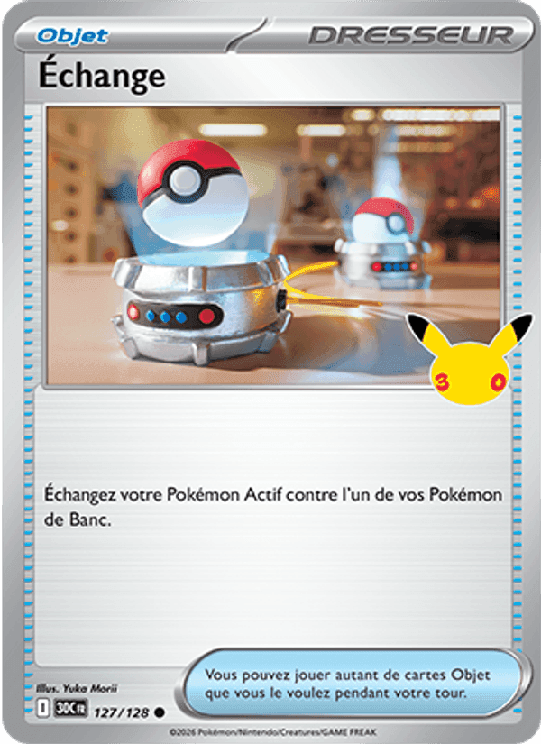 Échange, carte 127 de 30ᵉ Anniversaire