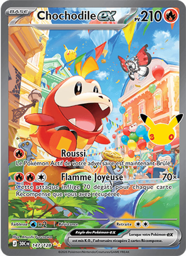 Chochodile-ex, carte 147 de 30ᵉ Anniversaire