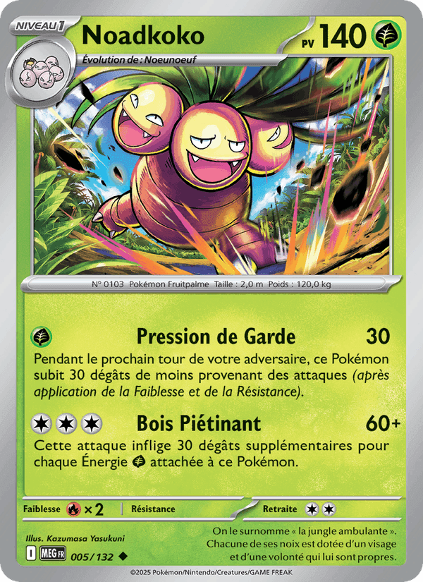 Noadkoko, carta 005 di Méga-Évolution