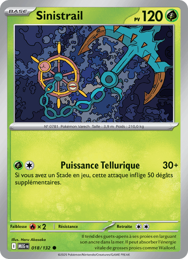 Sinistrail, carte 018 de Méga-Évolution