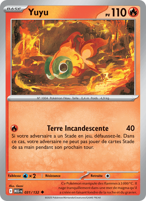 Yuyu, carta 031 di Méga-Évolution