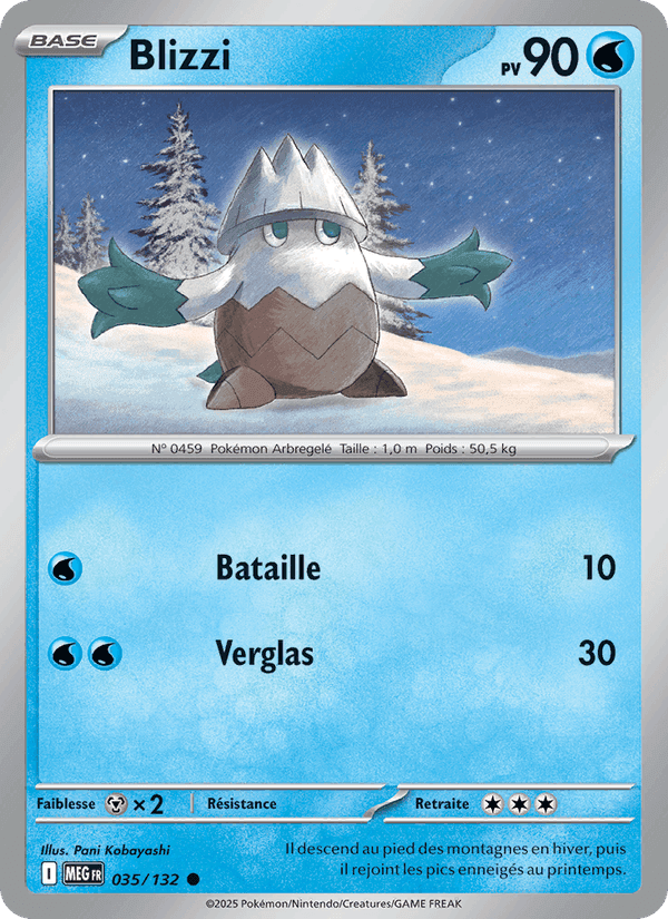 Blizzi, carta 035 di Méga-Évolution