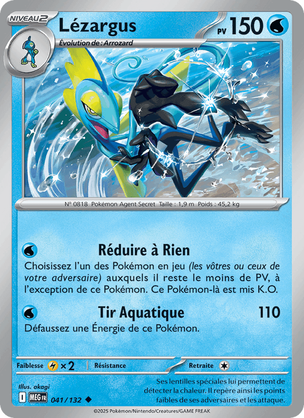 Lézargus, card 041 from Méga-Évolution