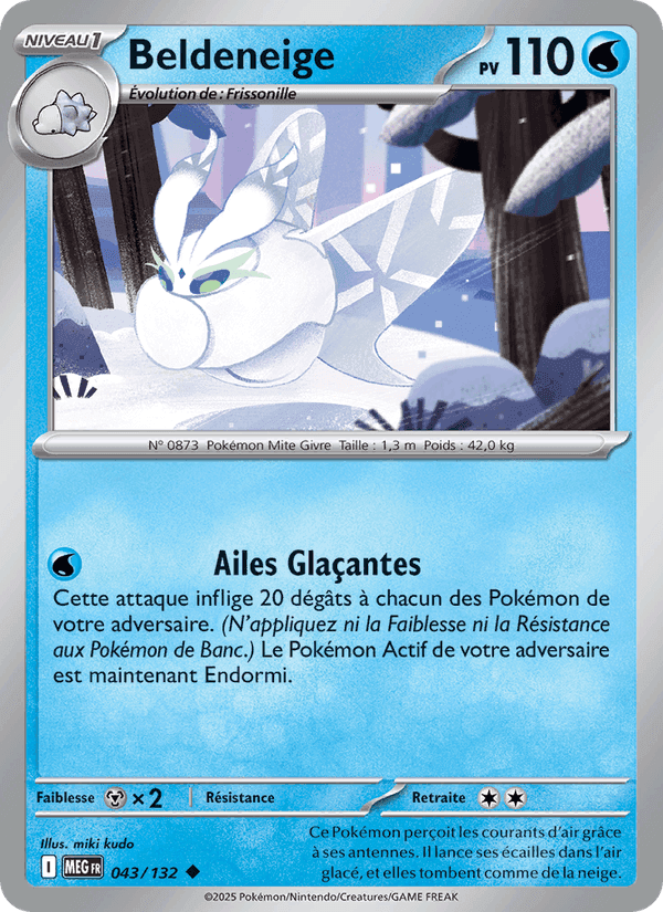 Beldeneige, carta 043 di Méga-Évolution