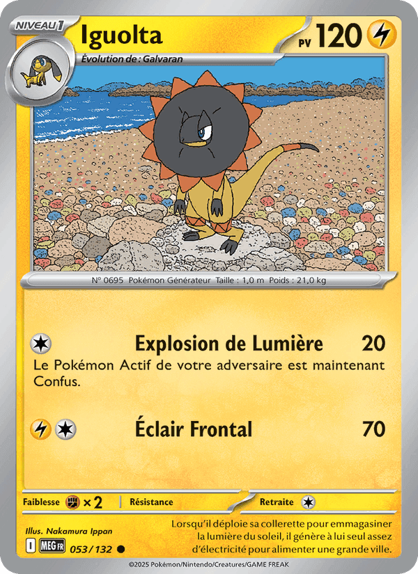 Iguolta, carte 053 de Méga-Évolution