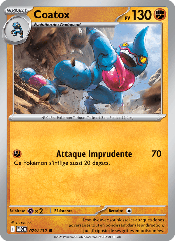 Coatox, carta 079 di Méga-Évolution