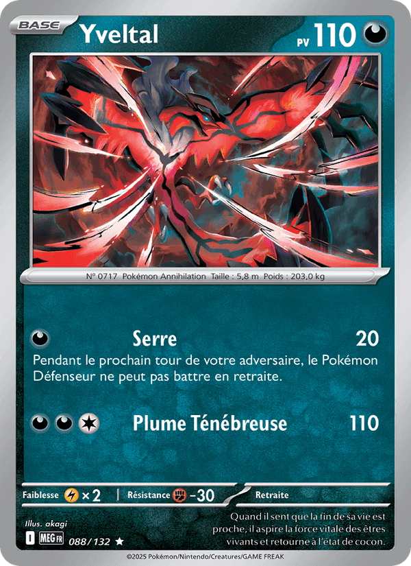 Yveltal, card 088 from Méga-Évolution
