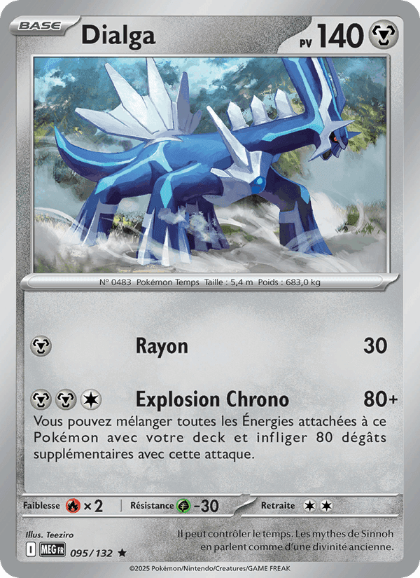 Dialga, carta 095 di Méga-Évolution