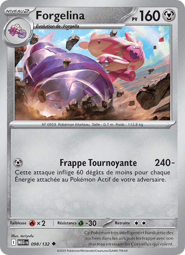 Forgelina, card 098 from Méga-Évolution