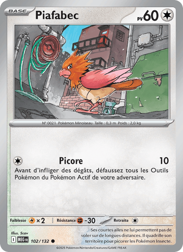 Piafabec, card 102 from Méga-Évolution