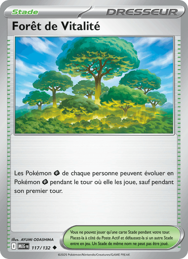 Forêt de Vitalité, carte 117 de Méga-Évolution