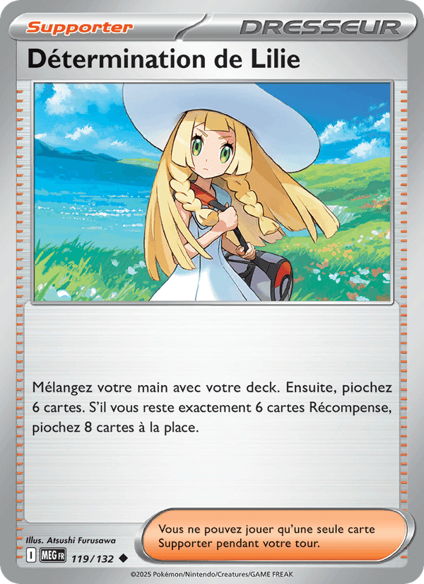 Détermination de Lilie, card 119 from Méga-Évolution