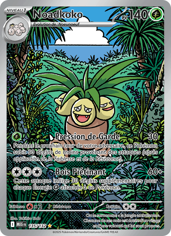 Noadkoko, carte 135 de Méga-Évolution