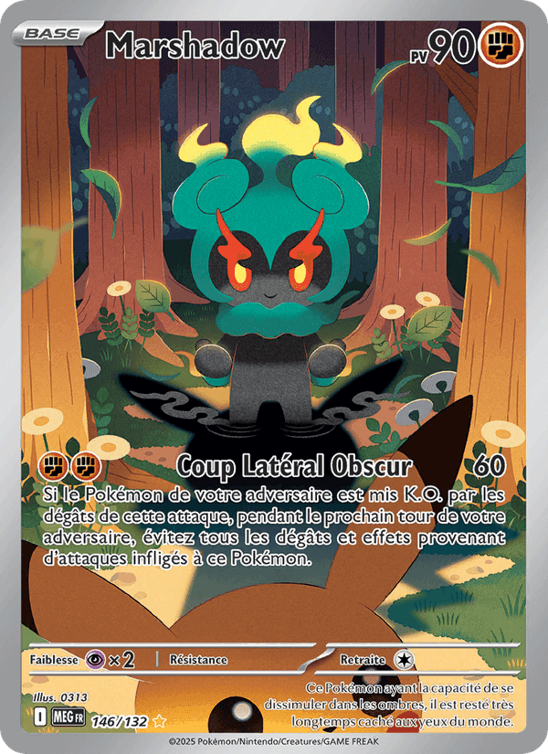 Marshadow, carte 146 de Méga-Évolution