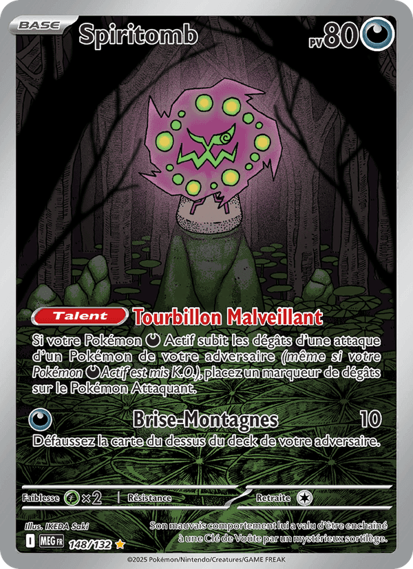 Spiritomb, carta 148 di Méga-Évolution